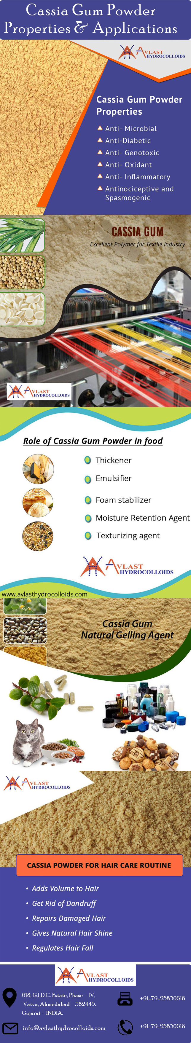 Cassia Gum Powder Applications and Properties