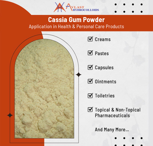 Applications of Cassia Gum Powder