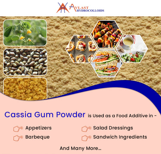 Cassia Gum Powder is Used as Food Additive