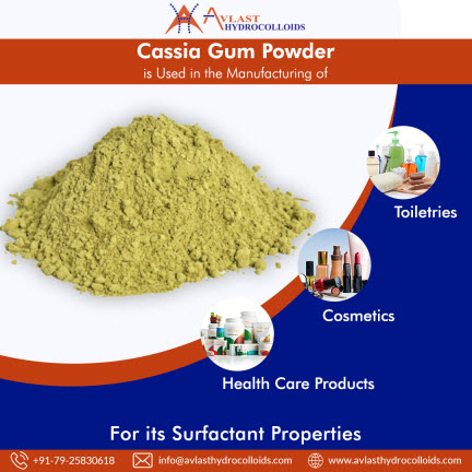 Cassia Powder in Toiletries Cosmetics and Health Care Products