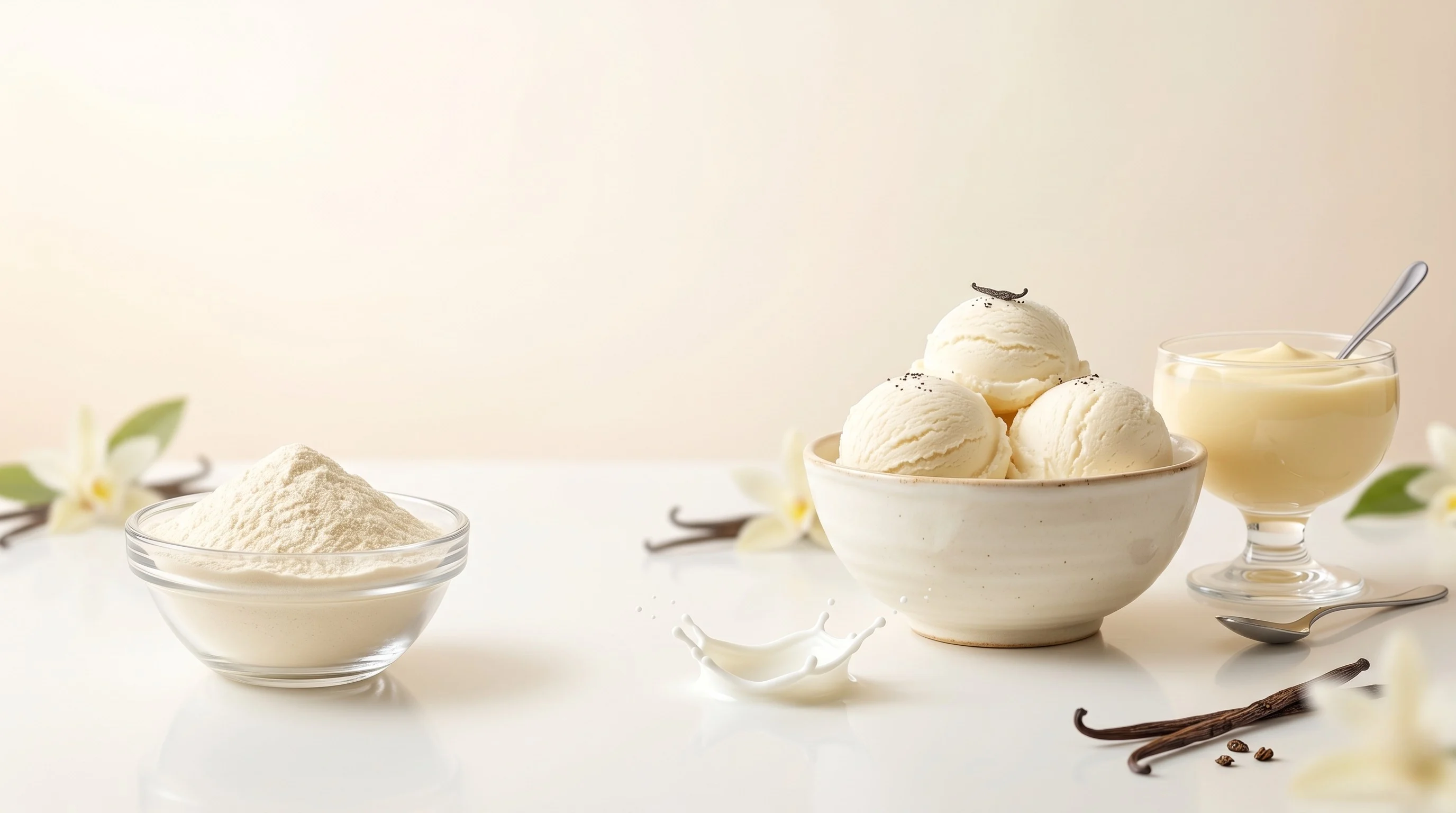 Cassia Gum Powder for Frozen Ice Creams and Desserts